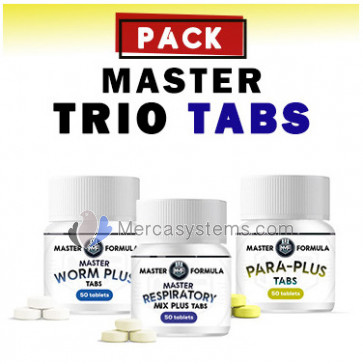 Pack Master Trio Tabs | Worm Plus + Para Plus + Respiratory Mix Plus – Black Friday -25%