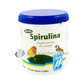 Spirulina for canary: Backs Spirulina 300gr, (one of the most valuable natural products for cage birds)