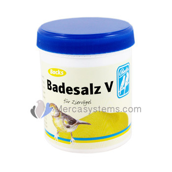 Bath salts for canary and cage birds: Backs Badesalz V 300gr, (bath salts for care and disinfection of plumage)