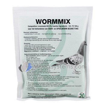 Wormmix Powder, dac, products for pigeons