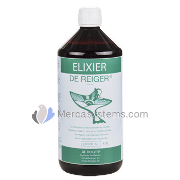 De Reiger Elixir 1 Litre (Energy tonic rich in iron and iodine). Racing Pigeon Products