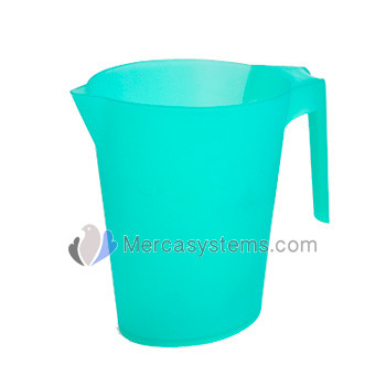 Pigeon supplies and accessories: Plastic Jar of 1/2 gallon
