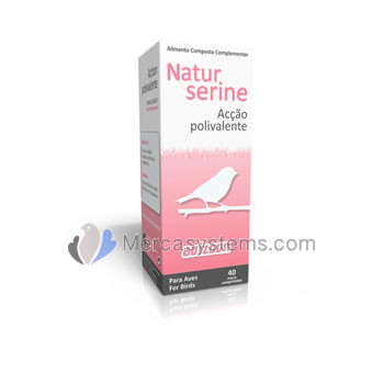 Avizoon Natur Serine 40 micro pills, (to prevent intestinal and respiratory disorders). Cage birds