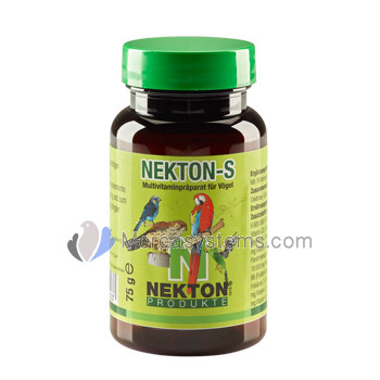 Nekton S 75gr, (vitamins, minerals and amino acids). For Cage Birds