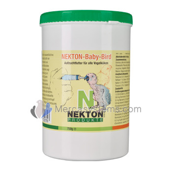 Nekton Baby Bird 1kg, (pasta de cría a mano con probióticos y prebióticos).