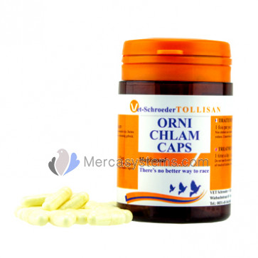 Tollisan Orni-Chlam 30 capsules, (ornithosis and Chlamydia). For Pigeons and Birds