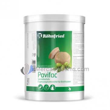 Rohnfried Pavifac 800 gr (Brewer's Yeast enriched with blossom pollen and citric acid). Pigeons Supplies 