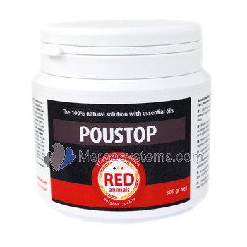 The Red Pigeon Poustop 300 gr, (spectacular product, 100% natural,  against fleas and lice.).