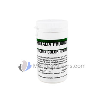 Ornitalia Premix Color Red Intenso, intense red coloring, for lipochromis and melanic canaries