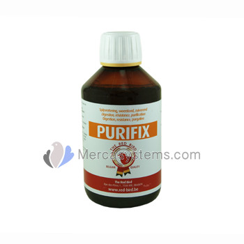 The Red Pigeon Purifix 250 ml, (purifica el organismo, aumenta la resistencia y refuerza las defensas). 
