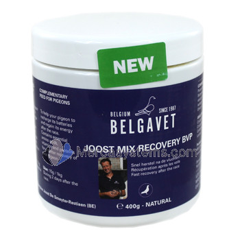 Belgavet Joost Mix Recovery 400g, (improved formula for full recovery after flights). For racing pigeons