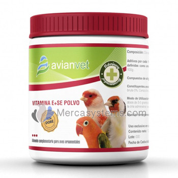 Avianvet Vitamin E + SE Granules 125gr, (vitamin E with Selenium for breeding)