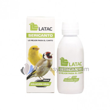 Latac Sericanto 150ml (Vitamins and amino acids that improve song quality) For Birds