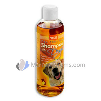 MedPet Tea Tree Oil Shampoo 250 ml, (tea tree oil shampoo for dogs that naturally repels ticks and fleas).