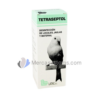 Latac Tetraseptol 250ml (Disinfectant for aviaries, cages and equipment)