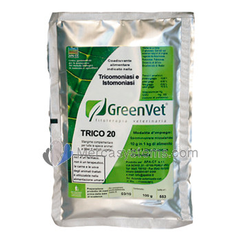 Greenvet Trico 20 100gr, (treatment and prevention of trichomoniasis)