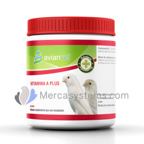 Avianvet Vitamina A Plus 125gr, (A vitamin in powder form)