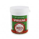 The Red Pigeon Spirulina 80 gr, (a natural green algae with a protein content over 55%). 